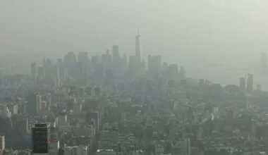 Air quality alert for Tri-State Area extended through weekend due to Canadian wildfire smoke
