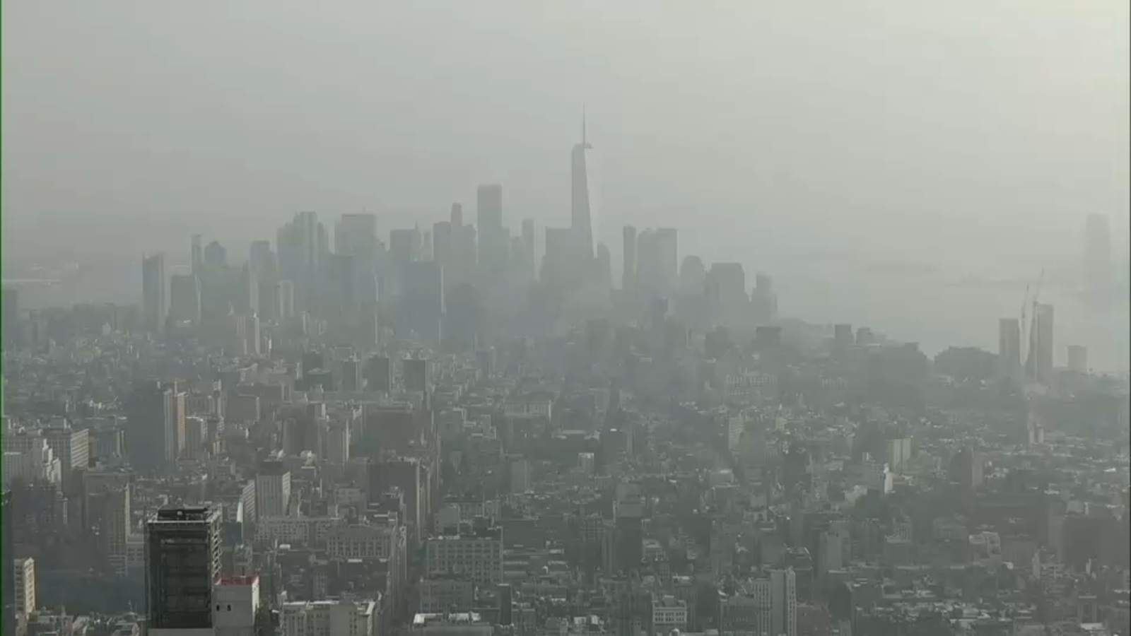 Air quality alert for Tri-State Area extended through weekend due to Canadian wildfire smoke