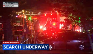 Chicago Fire Department searching Lake Michigan at Montrose Harbor amid reports of missing person
