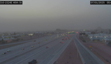 Hazy morning in Phoenix area; more dust on the way?
