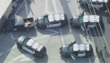 Pursuit suspect crashes into semi-truck near Paramount
