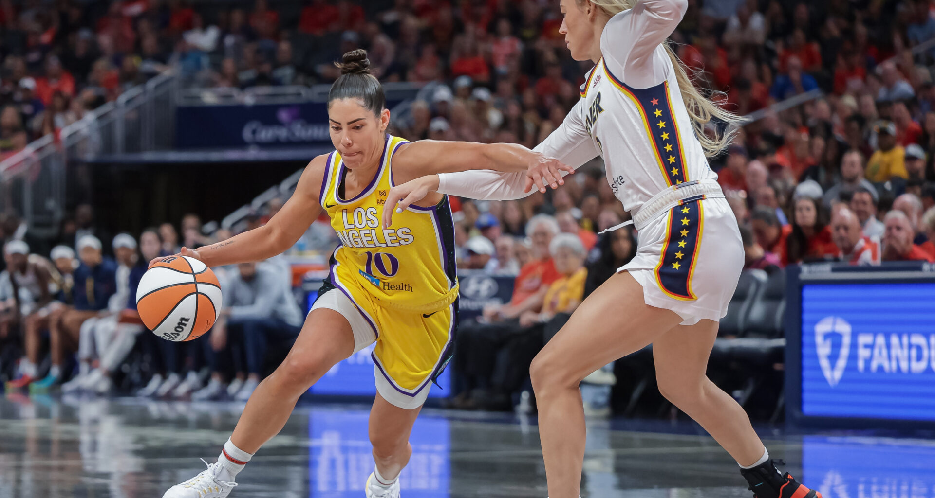 Kelsey Plum of the Los Angeles Sparks