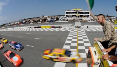 Marine Gen. Pace Waves Green Flag to Start NASCAR Race