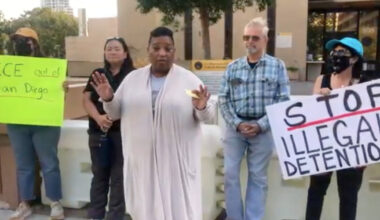 Protesters say U.S. citizen among group arrested by feds after clash in Linda Vista