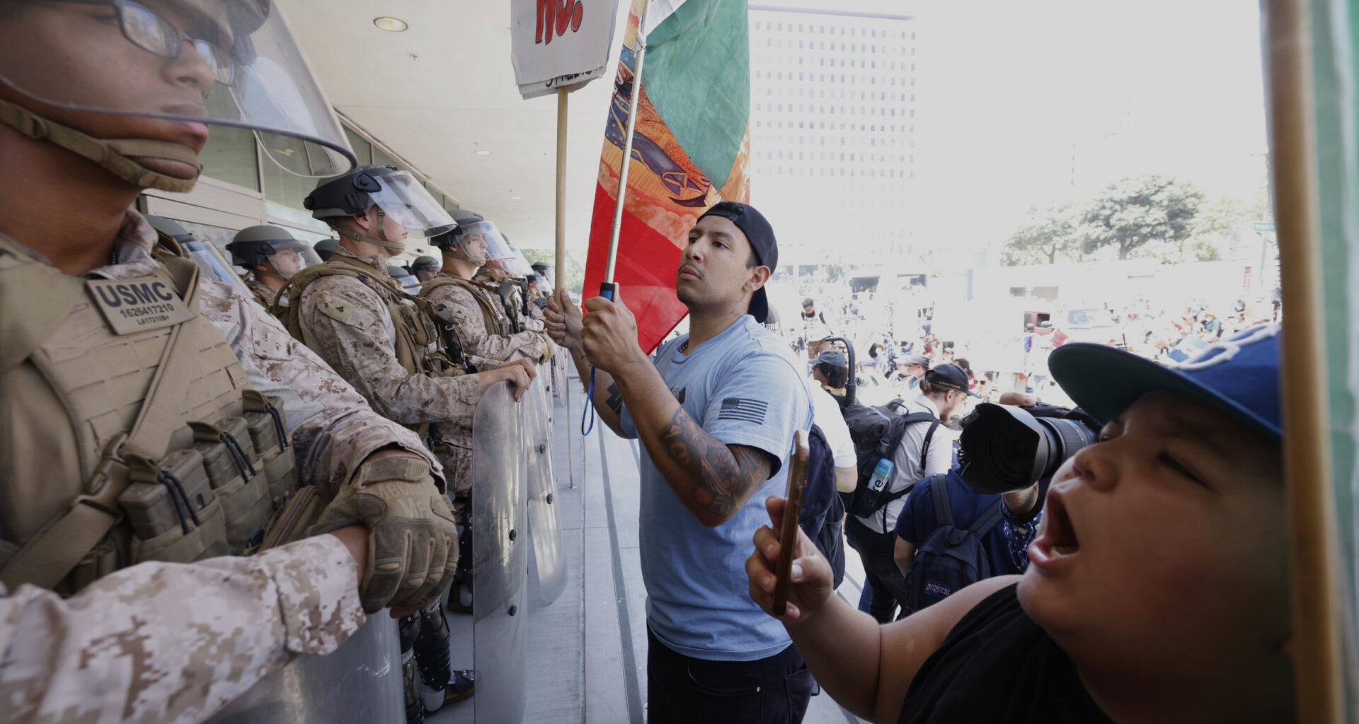 DHS Declares 'Unlawful Assembly' as LA Anti-ICE Protesters, Marines Clash: Reports