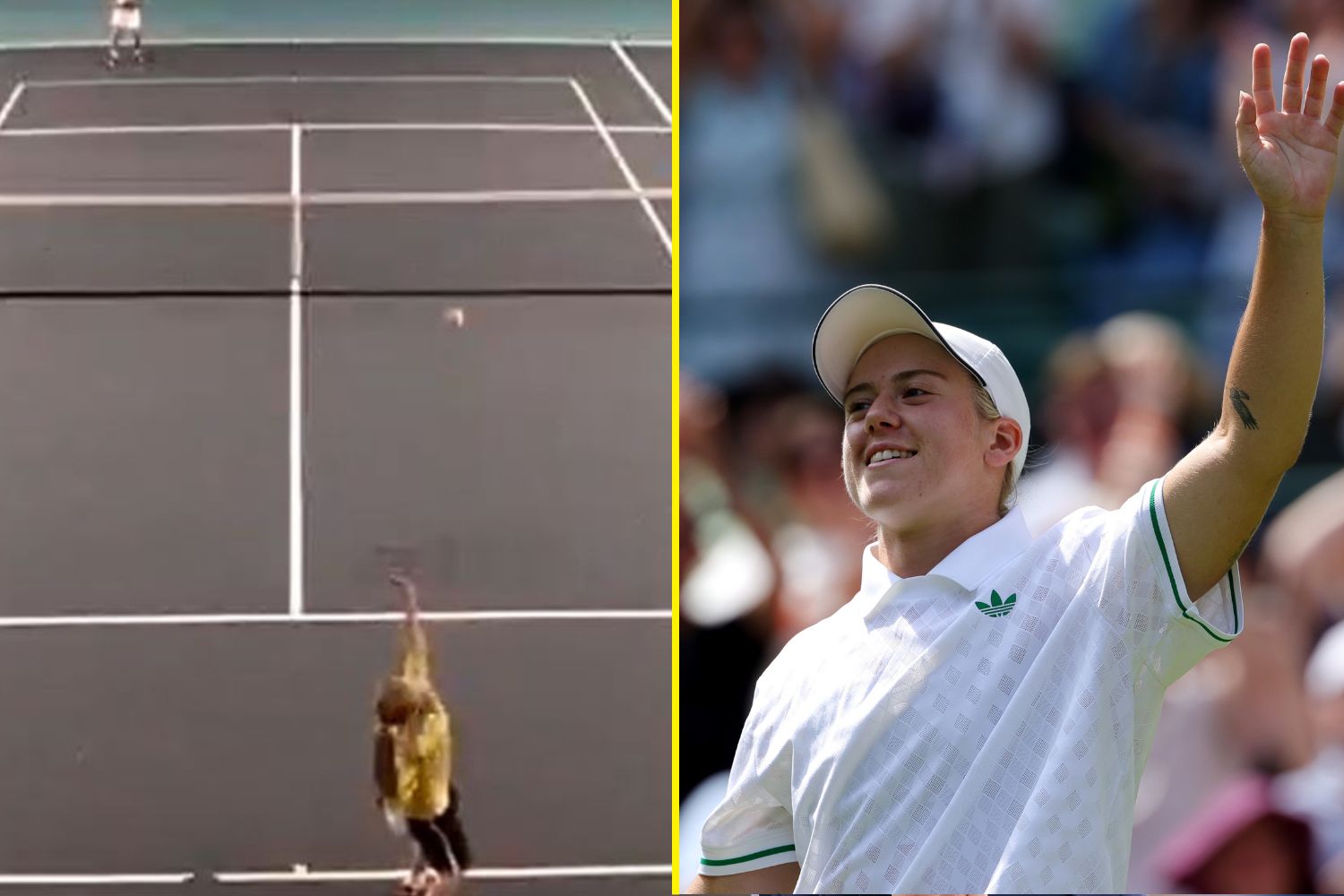 Wimbledon star Sonay Kartal set to overtake Emma Raducanu but pair have long been rivals as incredible footage re-emerges