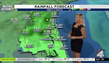 Jacksonville faces another week of heat and humidity: Afternoon storms predicted