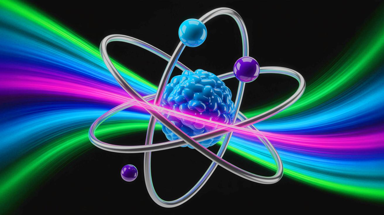 Illustration of the potential discovery of a fifth force within atoms. Image generated by AI.