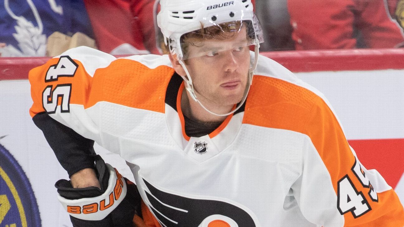 Defenseman Cam York, Flyers agree to 5-year deal worth $25.75M