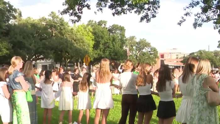 Camp Mystic families honor Houston flood victims with song and remembrance