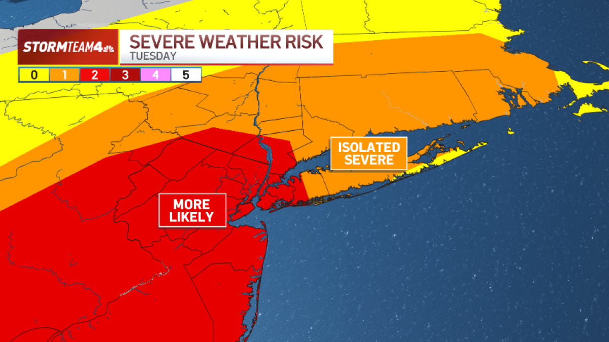 NYC flood watch issued, as weather in Manhattan may turn severe – NBC New York