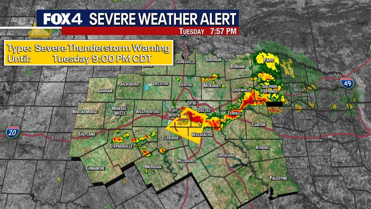Dallas weather: Severe weather rolls into counties of Dallas, Tarrant