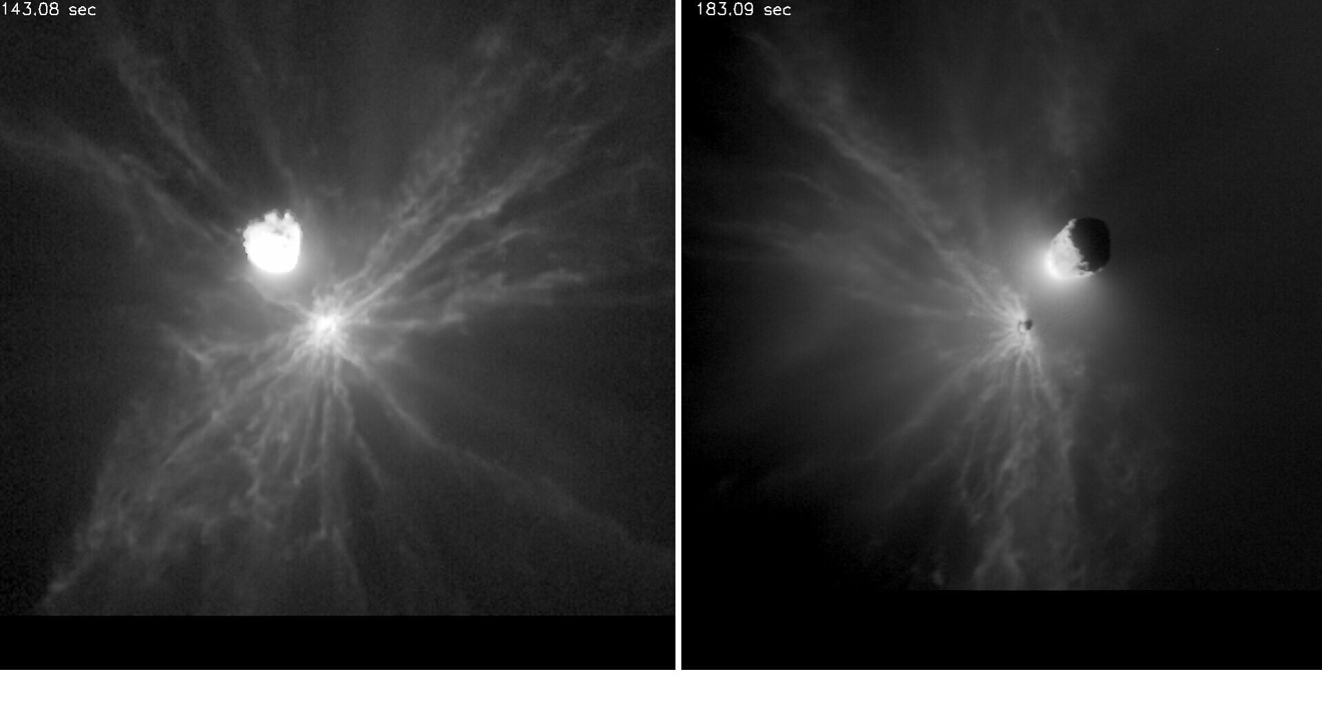 Massive boulders ejected during DART mission may complicate future asteroid deflection efforts