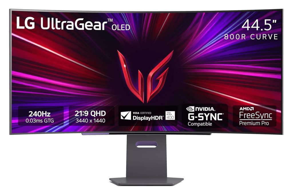 LG Ultragear OLED Curved Gaming Monitor