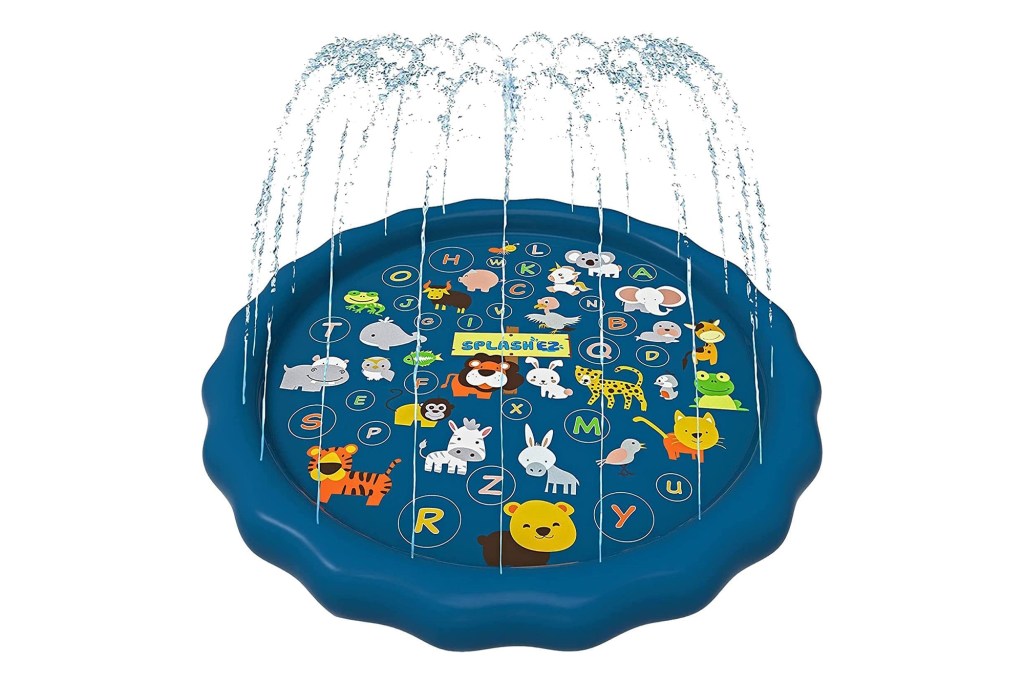 blue splash pad