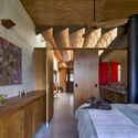 Lagoon House  / Peter Stutchbury Architecture - Interior Photography, Bedroom, Wood, Beam