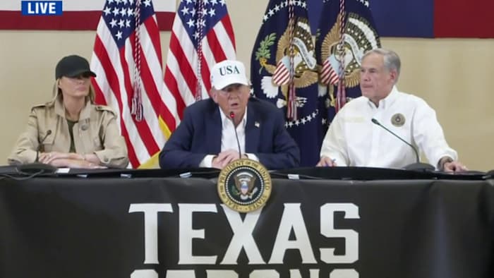 President Donald Trump, First Lady Melania Trump’s visit to San Antonio, Hill Country after deadly floods