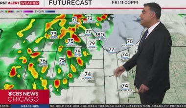 Diminishing storms overnight for Chicago as severe weather threat drops significantly