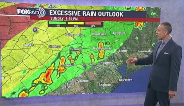 Houston weather: Chance for excessive rain