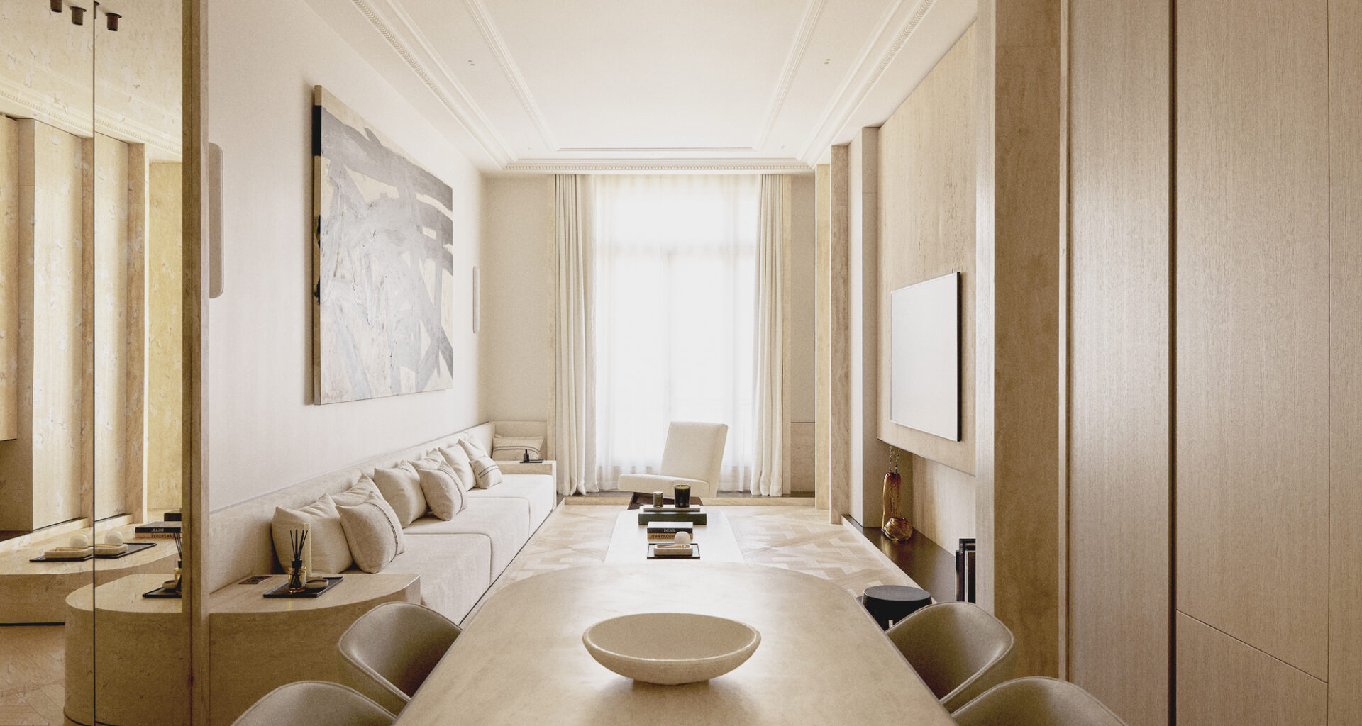 Place des États-Unis Residential Apartment / SELA.ARCH
