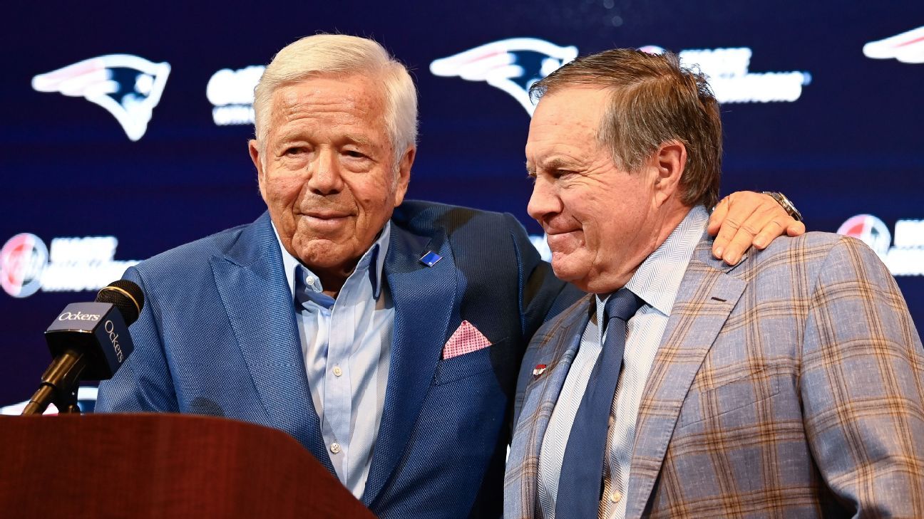 Bill Belichick says he took 'big risk' taking Patriots job
