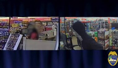 Video shows armed robbery suspect demanding money inside Family Dollar before fatal shooting