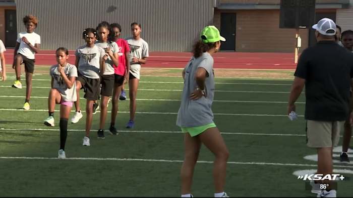 Taylor Nunez empowers San Antonio youth with track camp before Texas A&M, Olympic pursuit