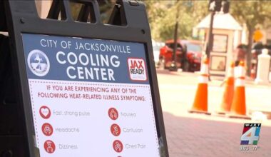 Jacksonville opens cooling centers, offers free rides as residents deal with high temperatures