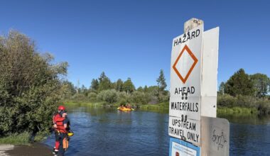 1 killed, 2 missing after a group is swept over Dillon Falls near Bend