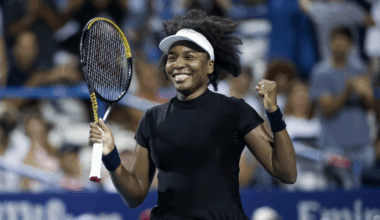 Tennis legend Venus Williams wins first singles match since 2023, delivers nine aces