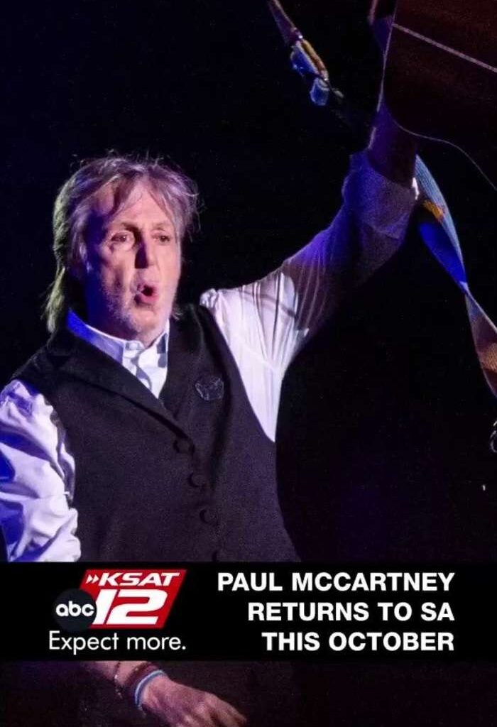 Paul McCartney to perform at Alamodome in San Antonio this fall for ‘Got Back’ tour