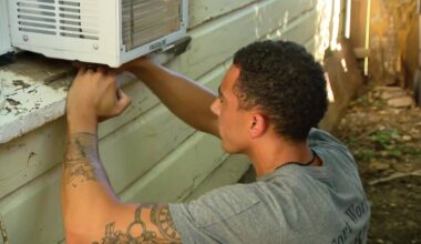 Fort Worth firefighters install AC units for at-risk residents