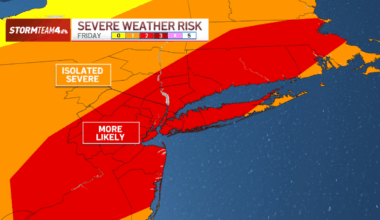 Weather in NJ, NY gets severe storm threat after extreme heat – NBC New York