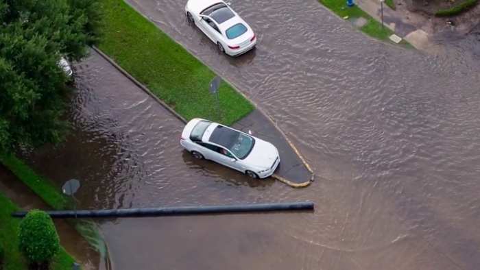 CenterPoint responds after poles left in Houston neighborhood