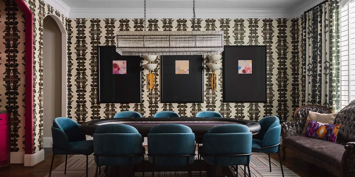 CW Interiors designs bold game rooms for Houston homes