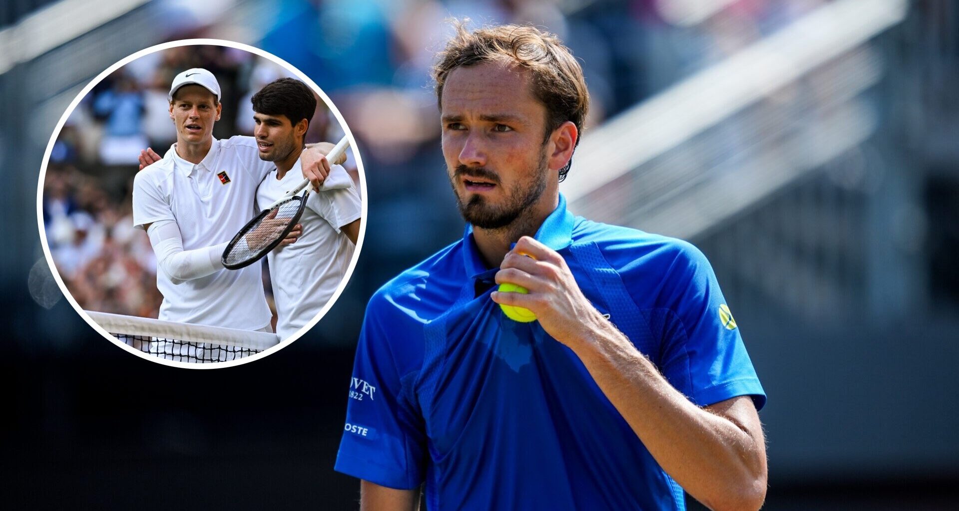 Daniil Medvedev says if he honestly thinks he can still beat Carlos Alcaraz and Jannik Sinner