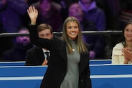 Kai Trump, the granddaughter of President Donald Trump shown in an inauguration event in...