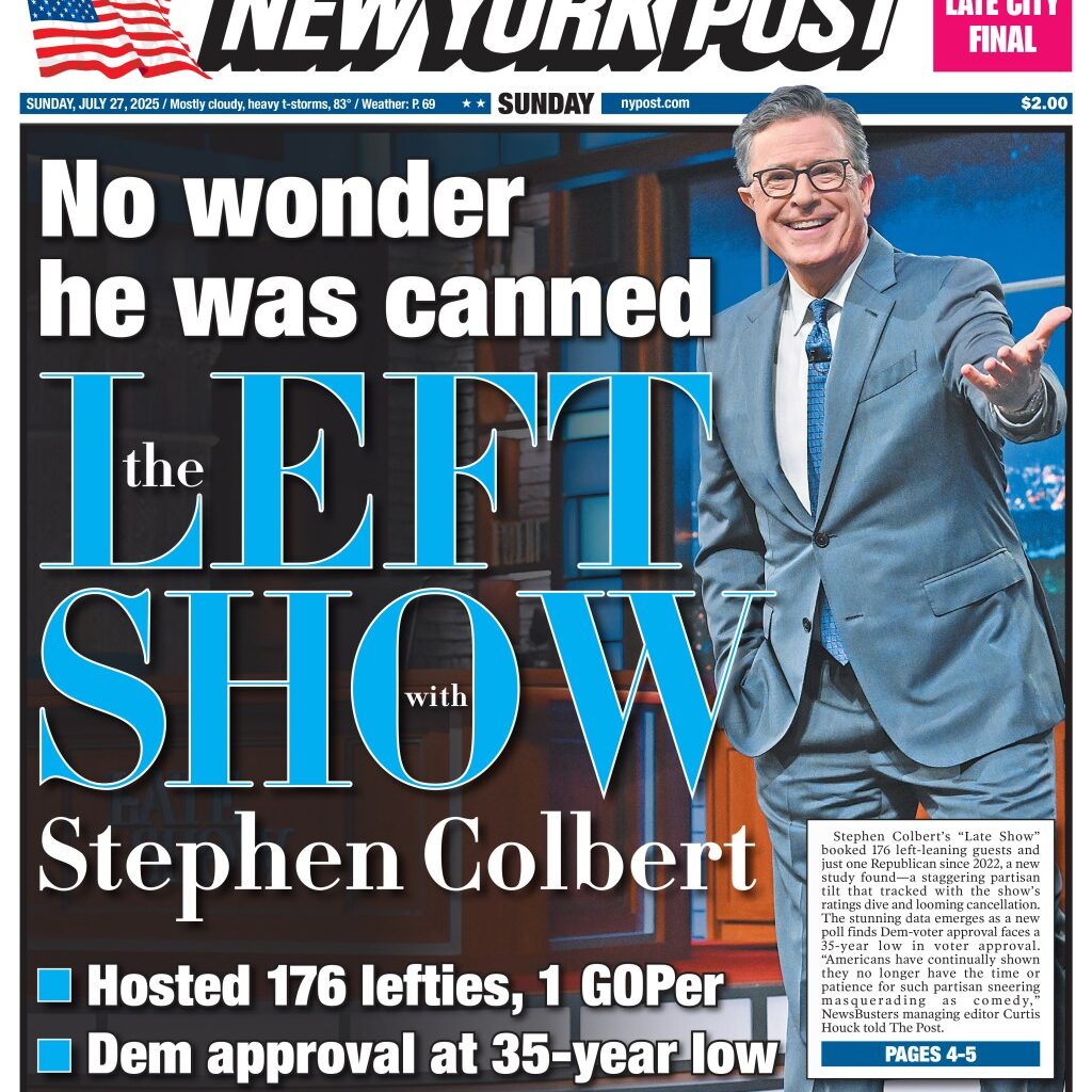NY Post Cover for July 27, 2025