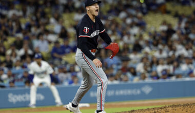 Minnesota Twins pitcher Griffin Jax