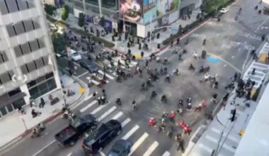 At least 50 involved in mini bike takeover in downtown LA