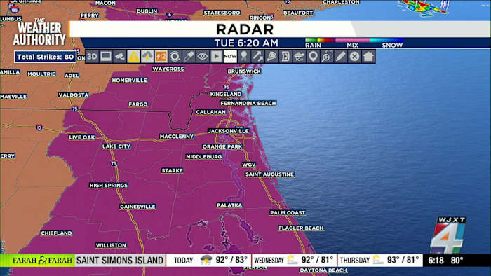 Extreme warning issued through tonight