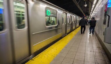 New York City train conductor makes people's days with cheerful commentary