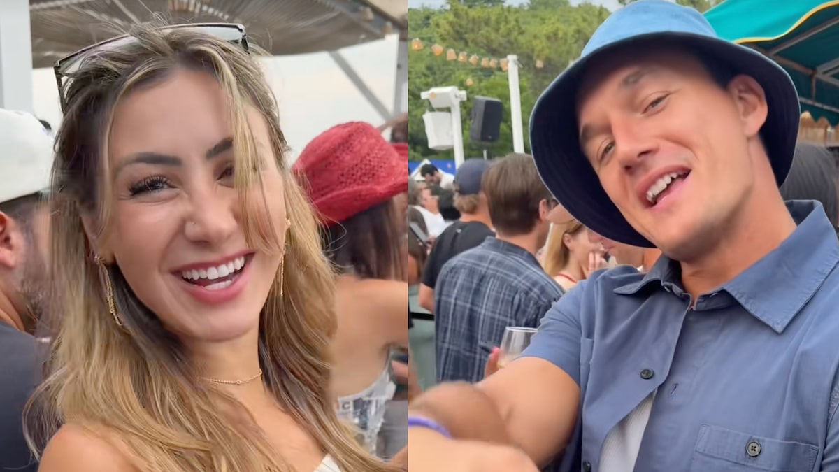 Juliana Pasquarosa & Tyler Cameron Link Up for TikTok Trend and Bachelor Nation Reacts