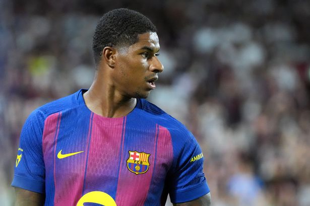 Marcus Rashford during a Barcelona game