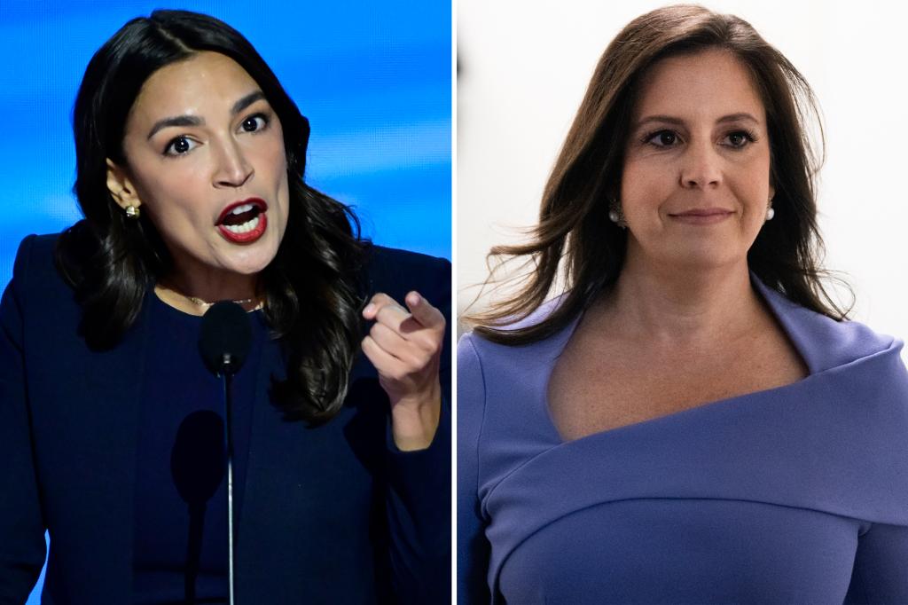 GOP blasts 'fearmongering' AOC for mocking Stefanik in NY
