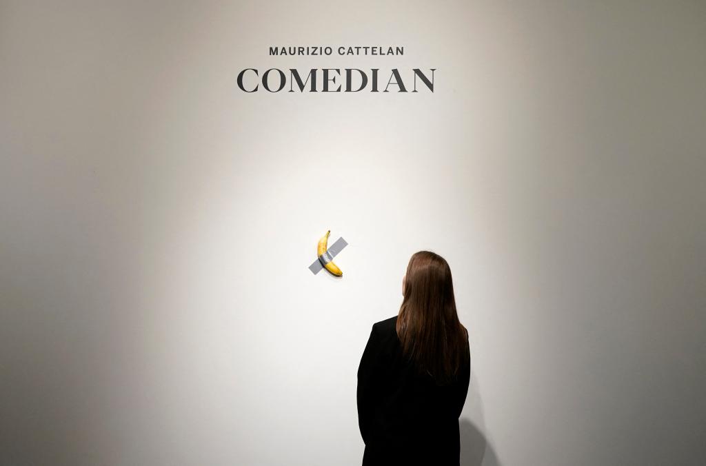 Maurizio Cattelan's $6M banana artwork has been eaten — again