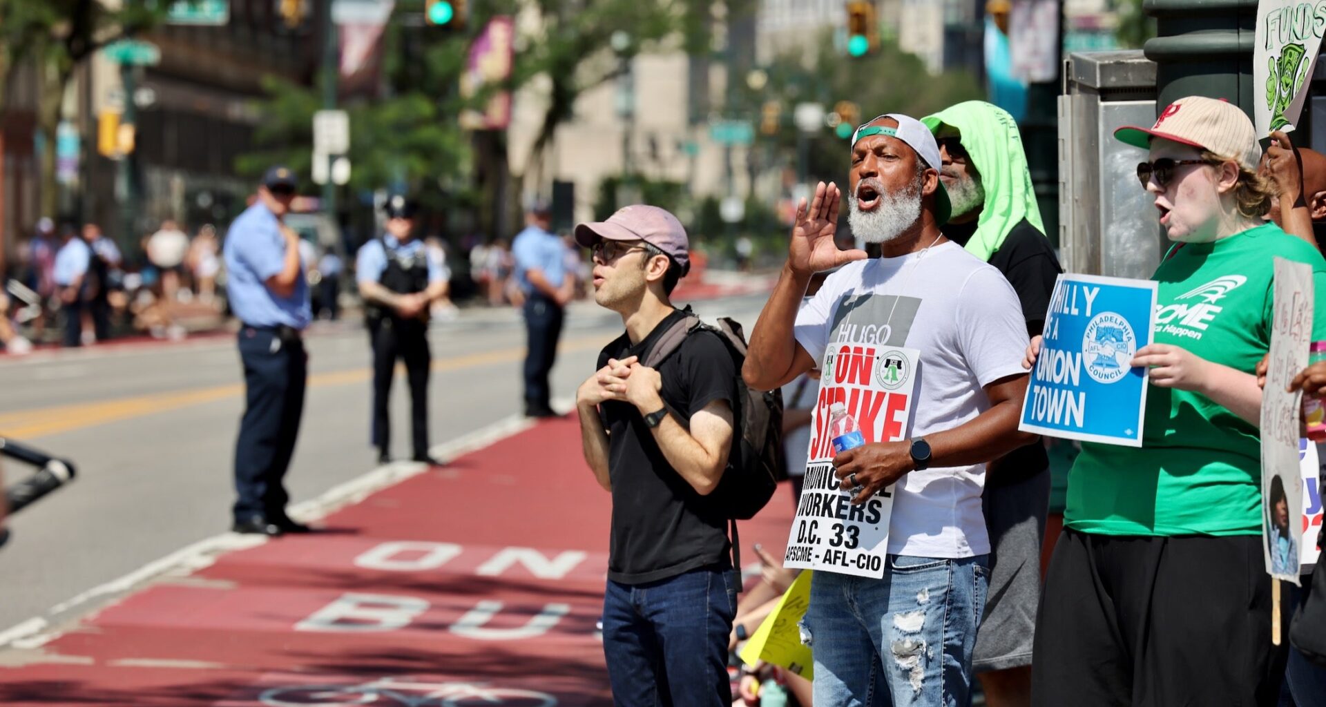 Philadelphia July Fourth celebrations clash with striking workers