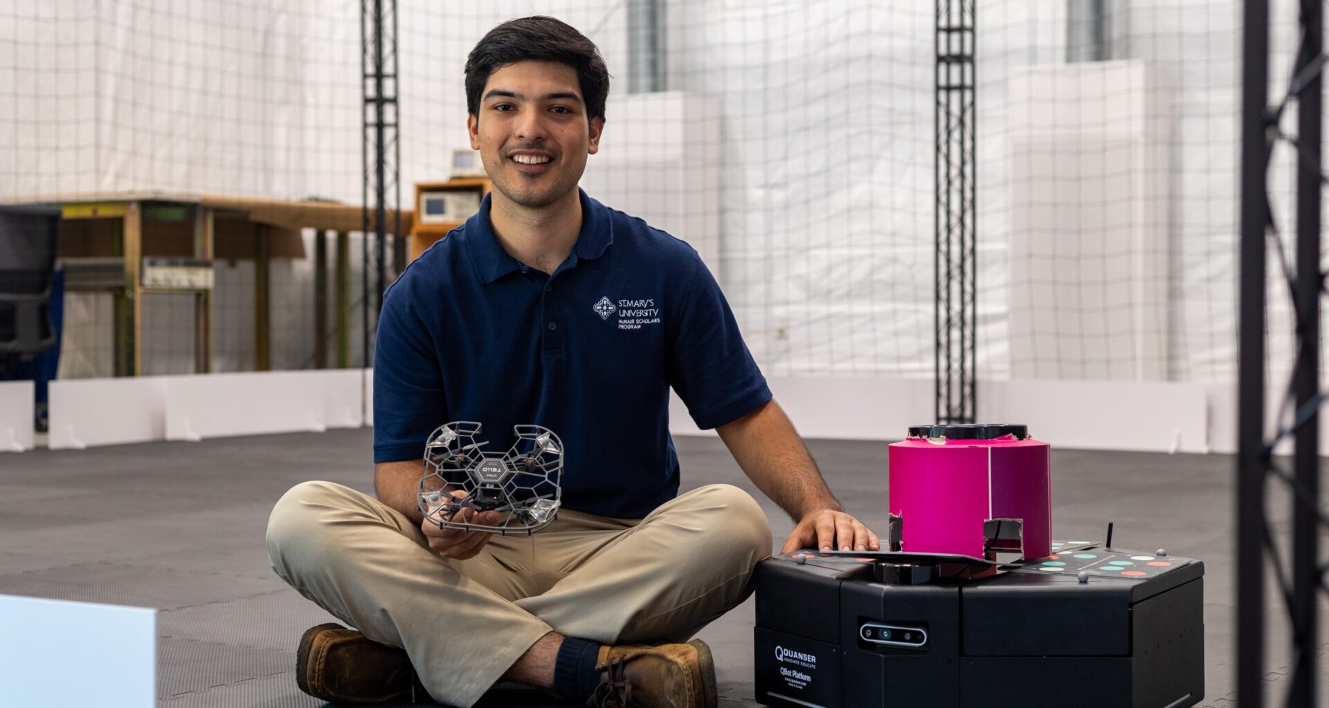St. Mary's student creates data to help drones fly longer