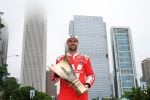 Shane Van Gisbergen, driver of the #88 WeatherTech Chevrolet, poses with the NASCAR Chicago Street Race trophy after winning the NASCAR Cup Series Grant Park 165 at Chicago Street Course on July 06, 2025 in Chicago, Illinois. (Photo by Chris Graythen/Getty Images)
