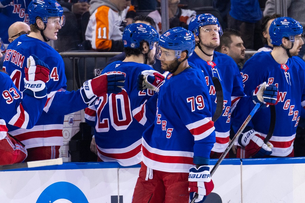 New York Rangers defenseman K'Andre Miller